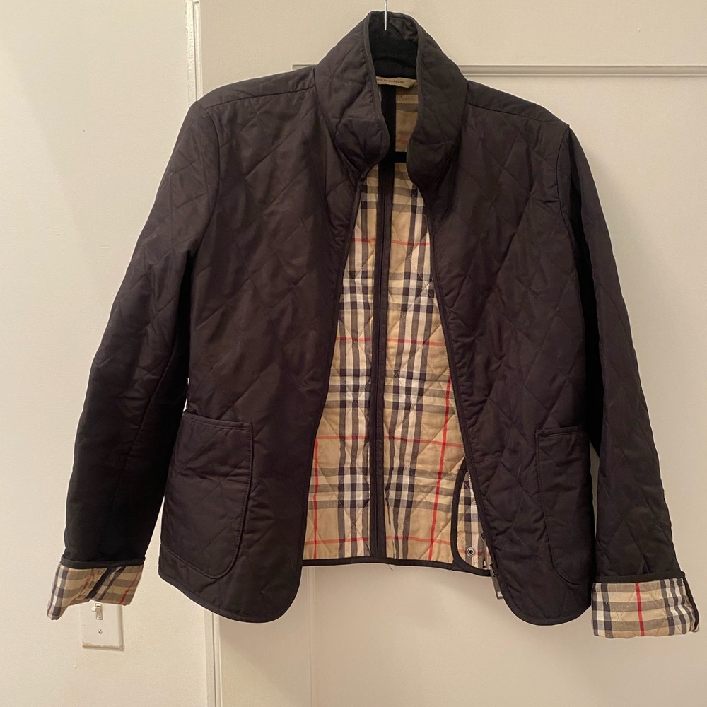 Burberry authentic quilted utility jacket